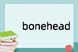 bonehead